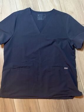 FIGS Technical Collection XXL Gray V-Neck Scrub Top